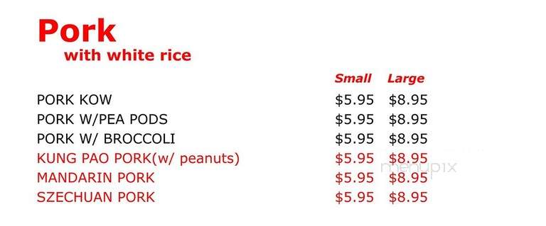 Wing's Carryout - Milwaukee, WI menu_pic