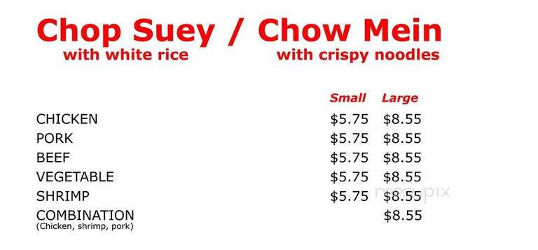 Wing's Carryout - Milwaukee, WI menu_pic