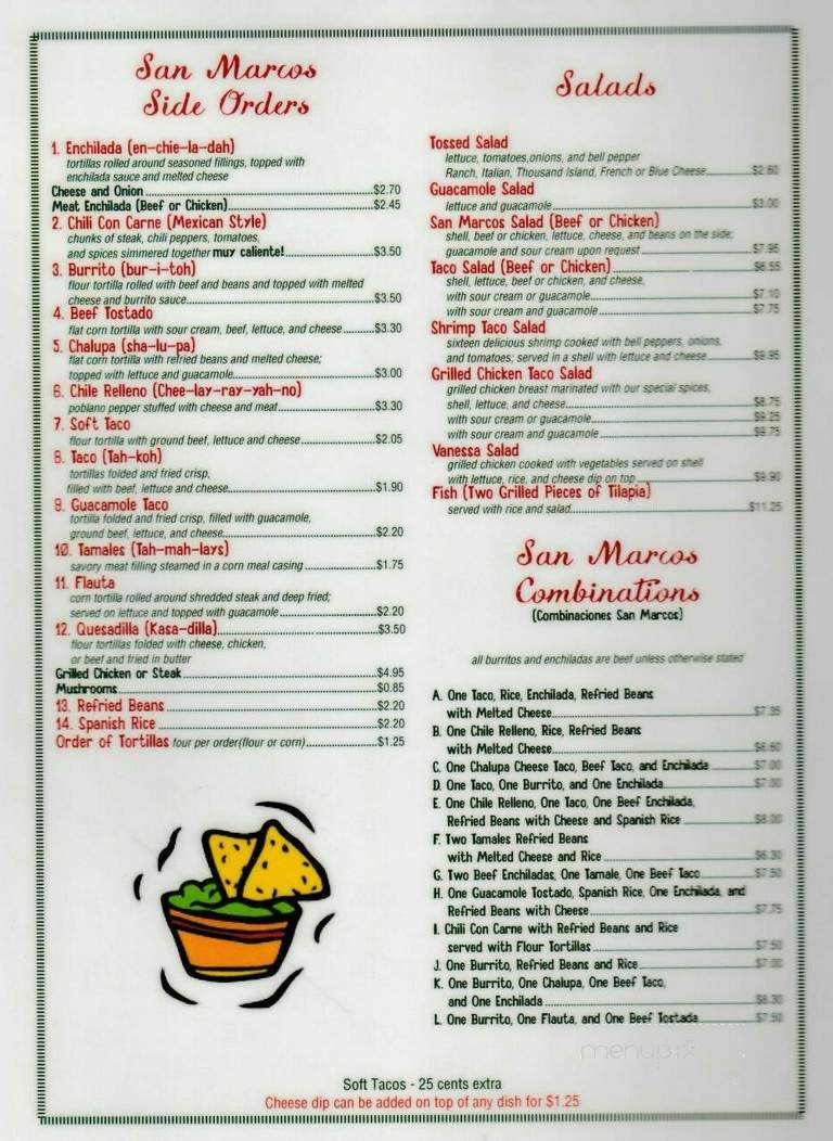 San Marcos Mexican Restaurant - Clanton, AL