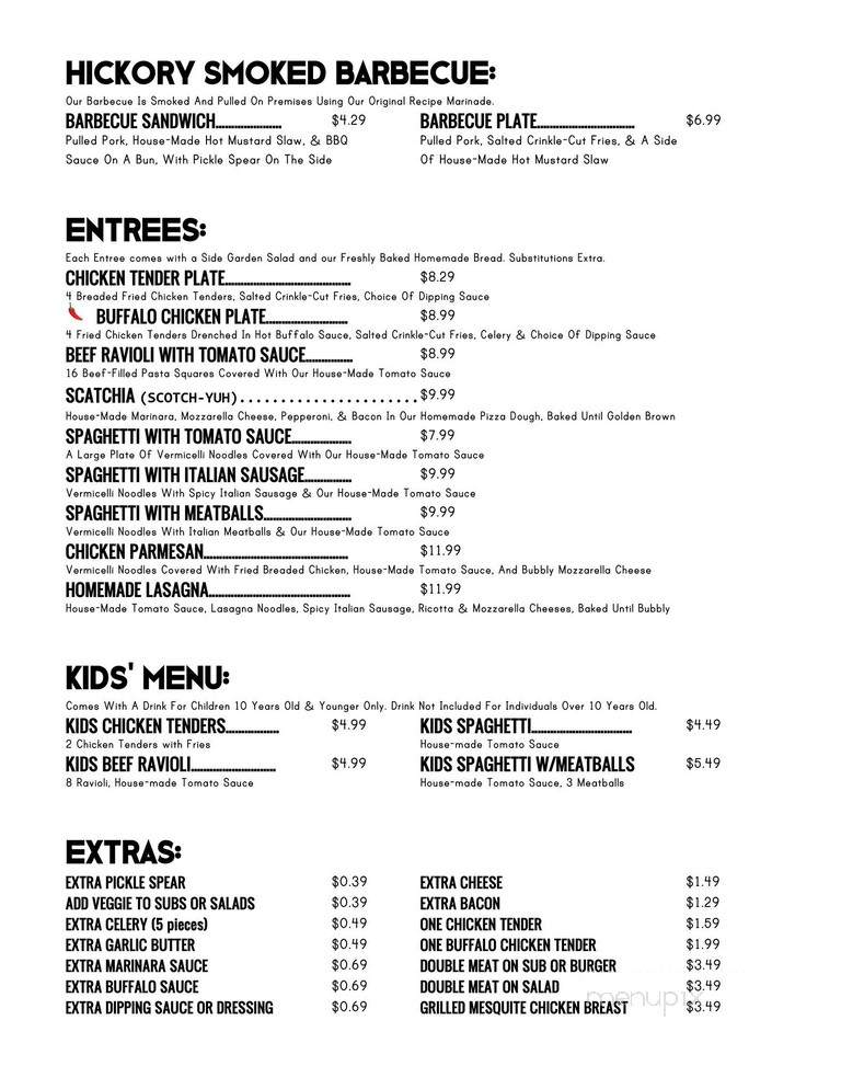 Stephano's Little Italy - Sheffield, AL menu_pic