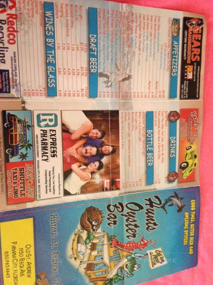 Hunt's Seafood Restaurant Bar - Dothan, AL menu_pic