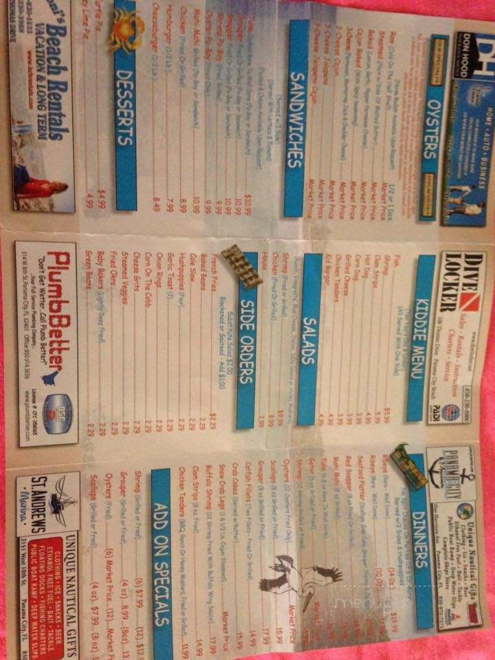 Hunt's Seafood Restaurant Bar - Dothan, AL menu_pic