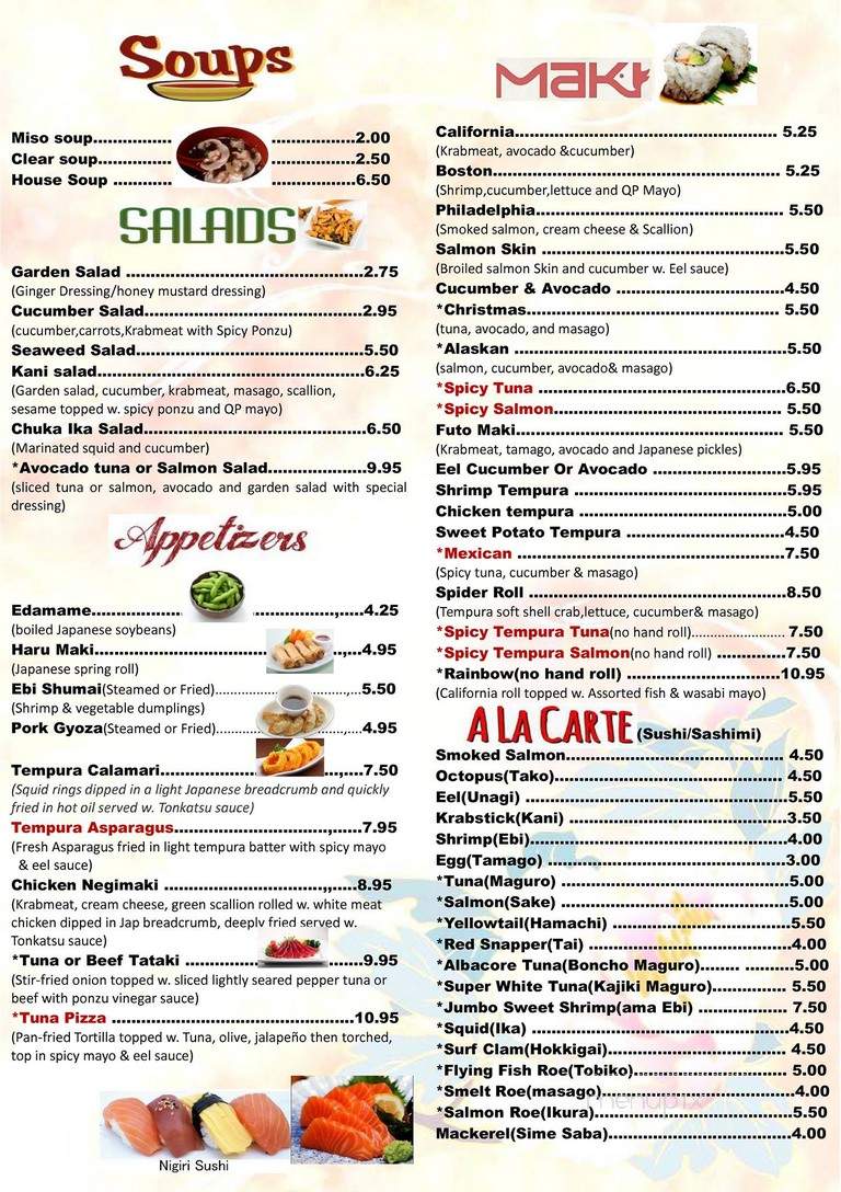 Daruma Japanese Steak House - Daphne, AL menu_pic