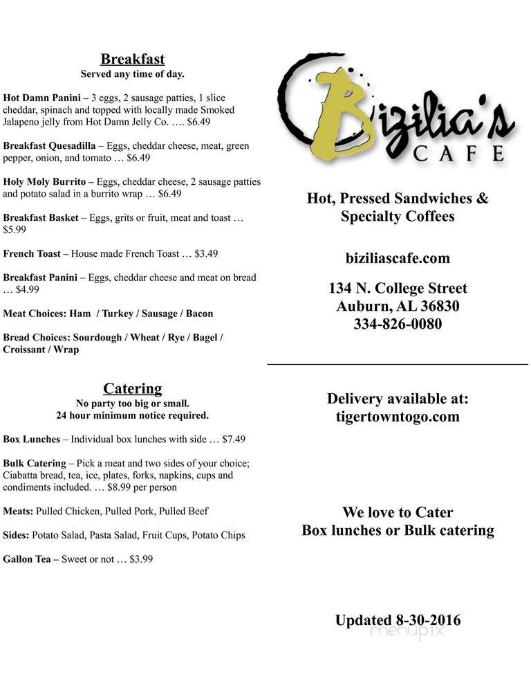 Bizilia's Cafe - Auburn, AL