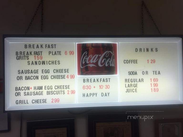 Famous Fred - Birmingham, AL menu_pic