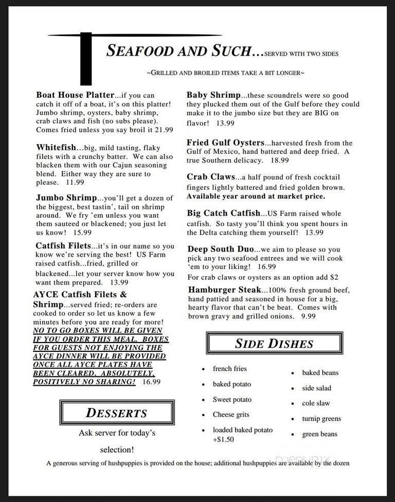 Catfish Junction - Saraland, AL menu_pic