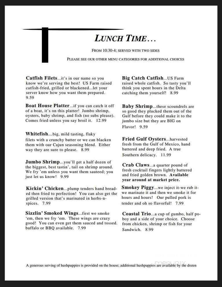 Catfish Junction - Saraland, AL menu_pic