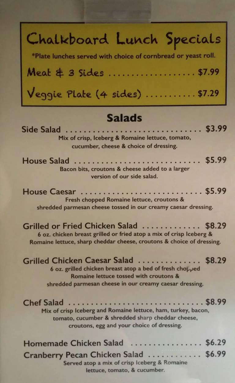 Peyton's Place - Montgomery, AL menu_pic