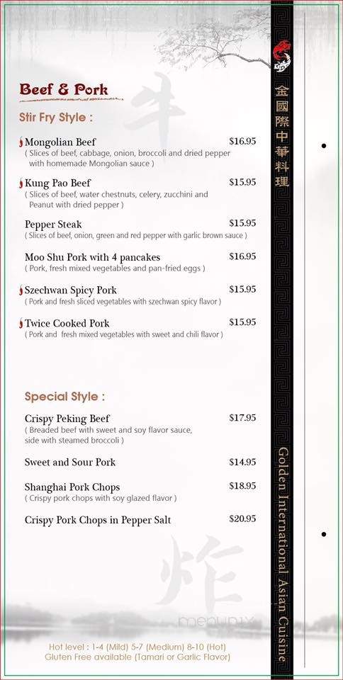 Golden International Chinese - Soldotna, AK menu_pic