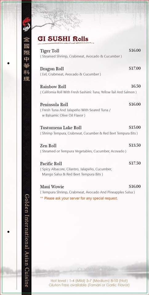 Golden International Chinese - Soldotna, AK menu_pic