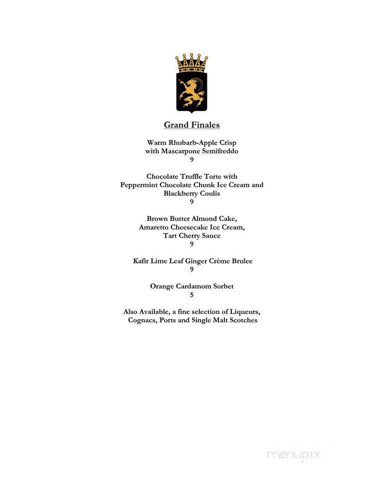 Halsingland Hotel - Haines, AK menu_pic