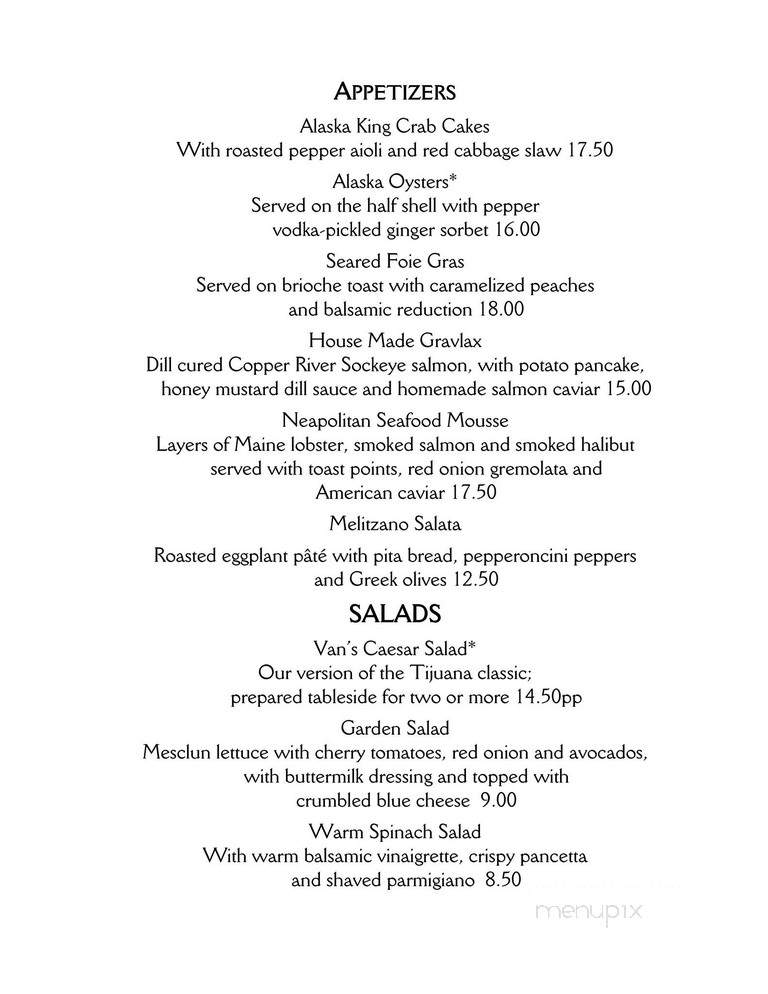 Marx Brothers Cafe - Anchorage, AK menu_pic