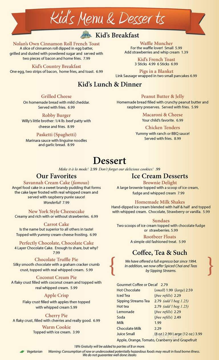 Cookie Jar Restaurant - Fairbanks, AK menu_pic