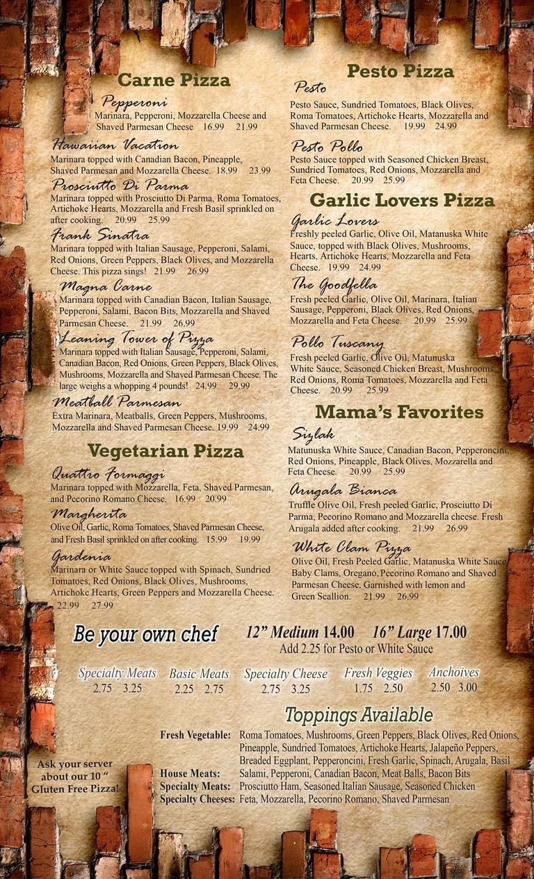 Geraldo's Pizza Delivery - Fairbanks, AK menu_pic