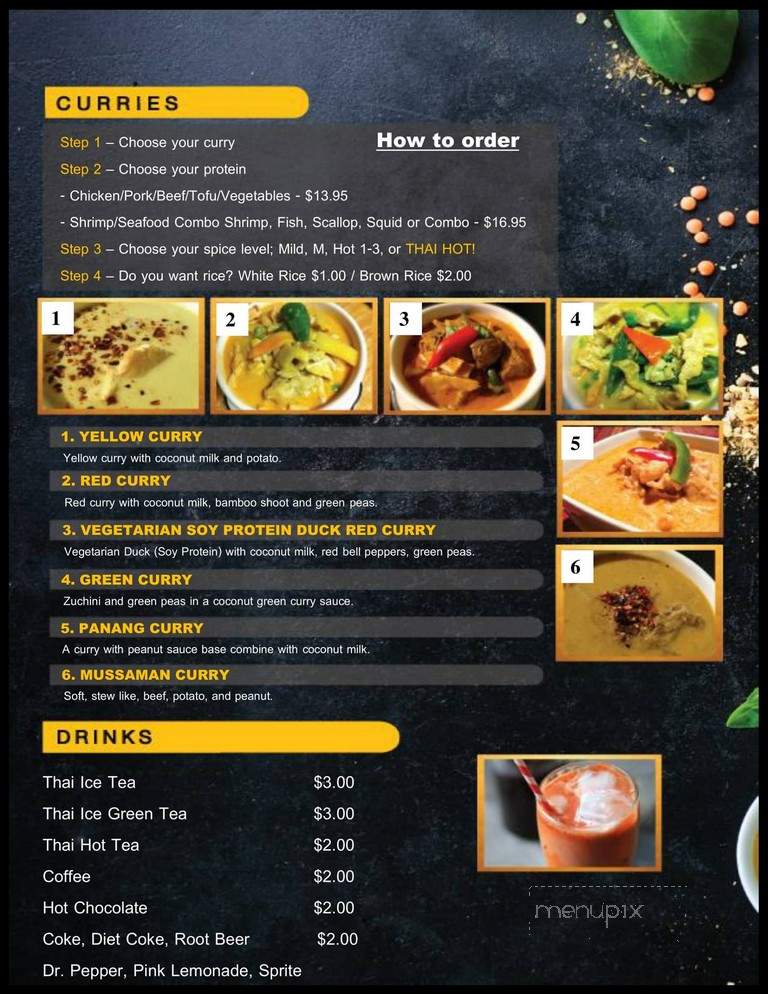 Pad Thai Restaurant - Fairbanks, AK menu_pic