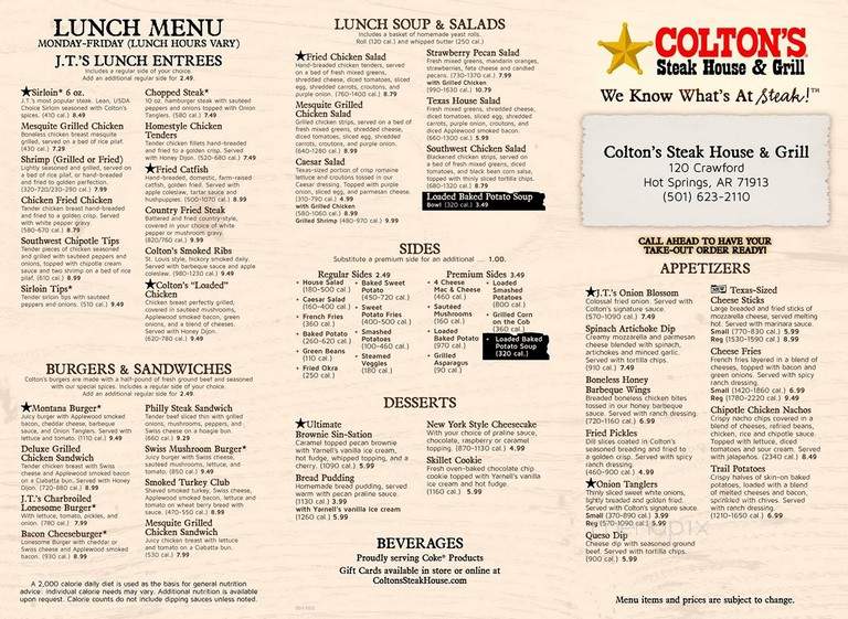 Colton's Steakhouse & Grill - Hot Springs, AR