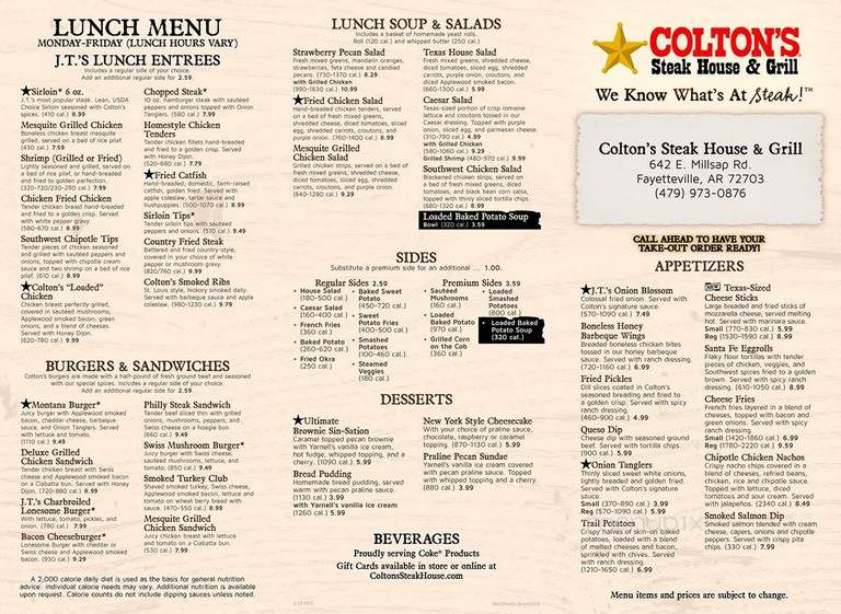 Colton's Steakhouse & Grill - Fayetteville, AR