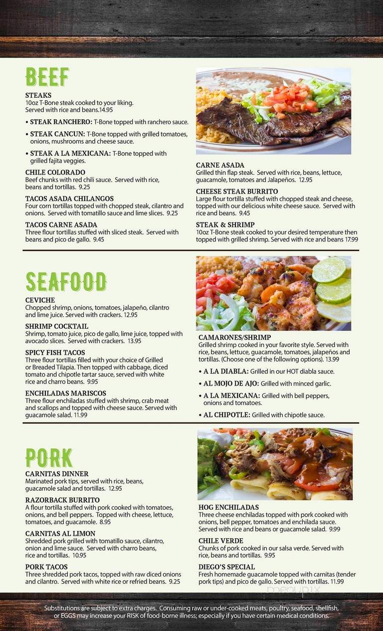 Las Fajitas Of Bella Vista - Bella Vista, AR menu_pic