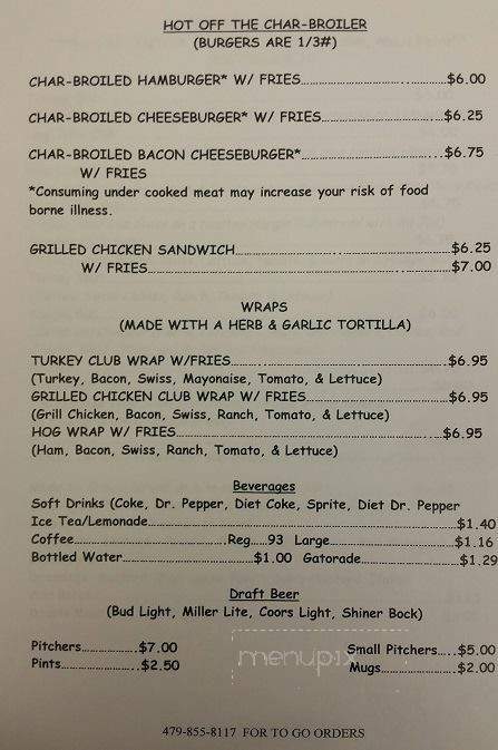 Papa Mike's - Bella Vista, AR menu_pic
