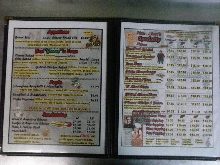 Pizza Barn - Paris, AR menu_pic