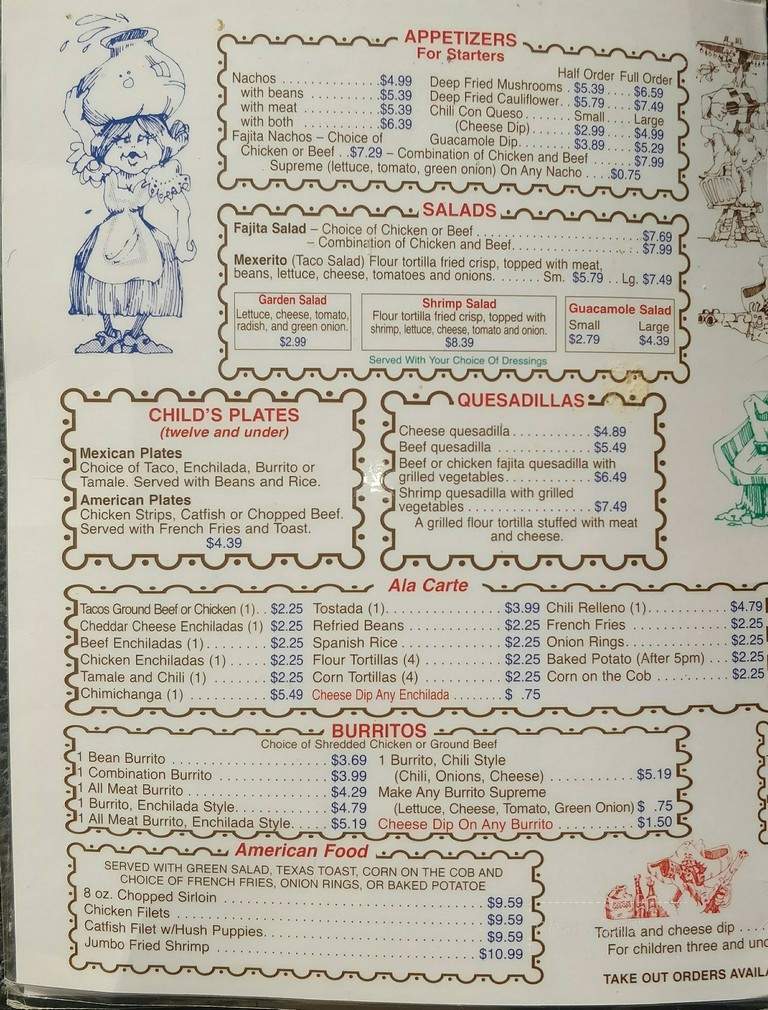 Juan's Mexican Restaurant - Fort Smith, AR menu_pic