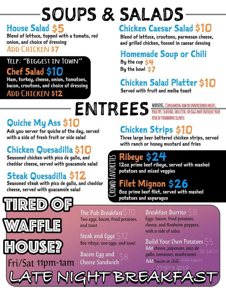 Markham Street Grill & Pub - Little Rock, AR menu_pic