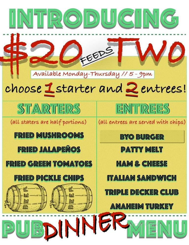 Markham Street Grill & Pub - Little Rock, AR menu_pic
