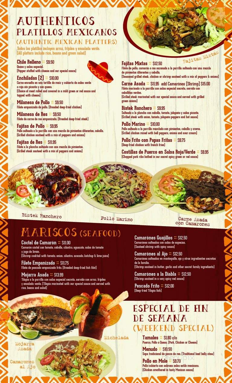 Taqueria Reynoso - Oakland, CA menu_pic