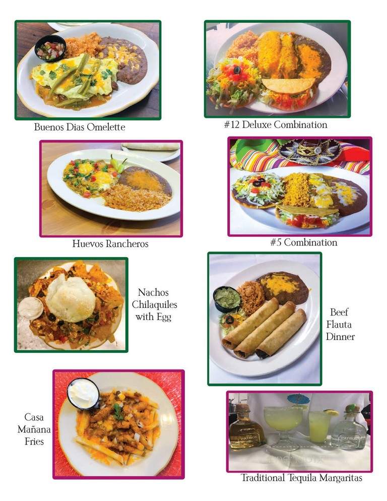 Casa Manana Mexican Restaurant - Santa Maria, CA menu_pic