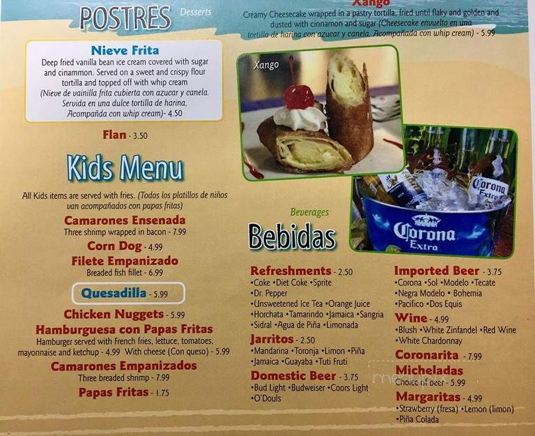 Mariscos Ensenada - Santa Maria, CA menu_pic