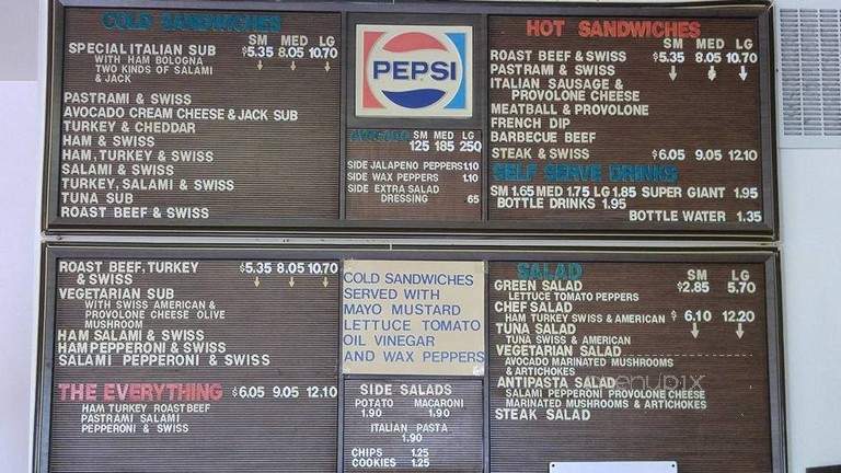 Geno's Sandwiches & Salads - Fresno, CA menu_pic