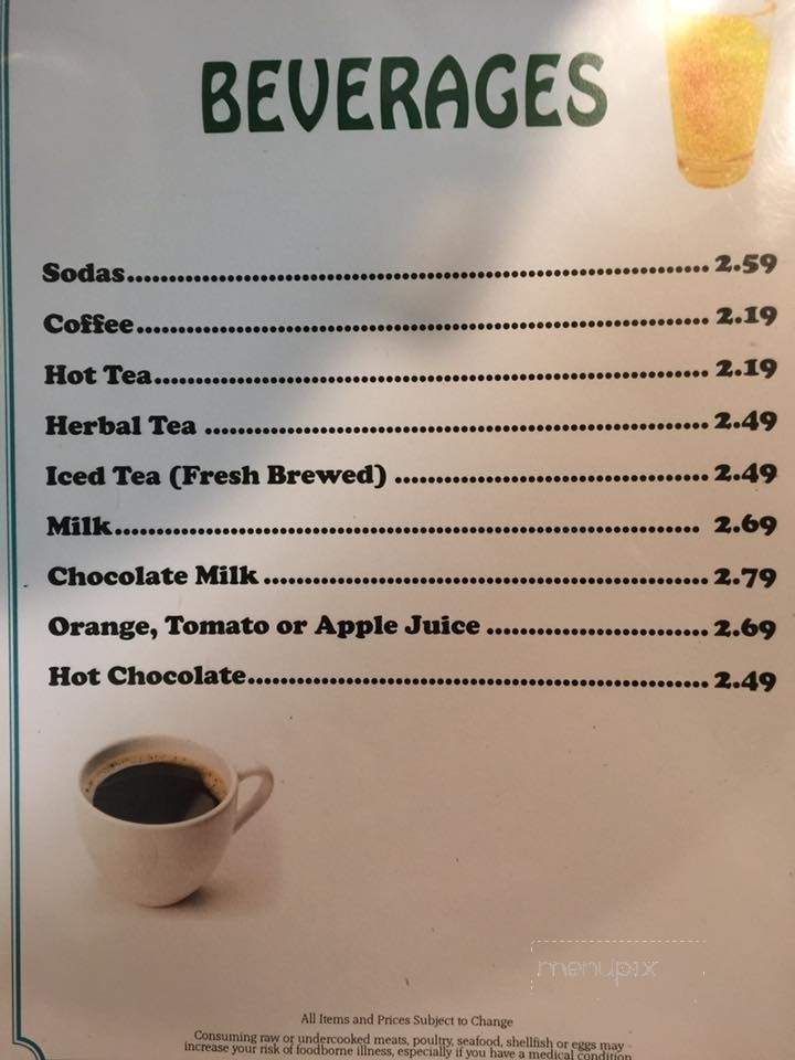 Green Valley Cafe - Hanford, CA menu_pic