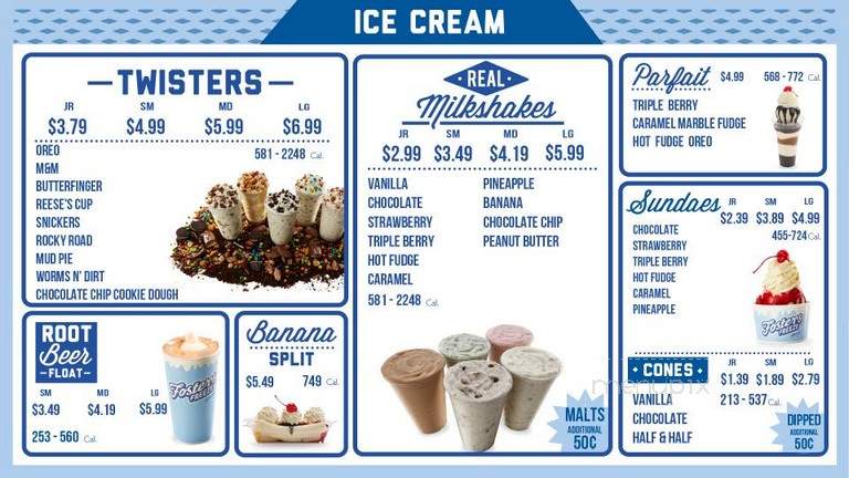 Fosters Freeze - Ventura, CA menu_pic