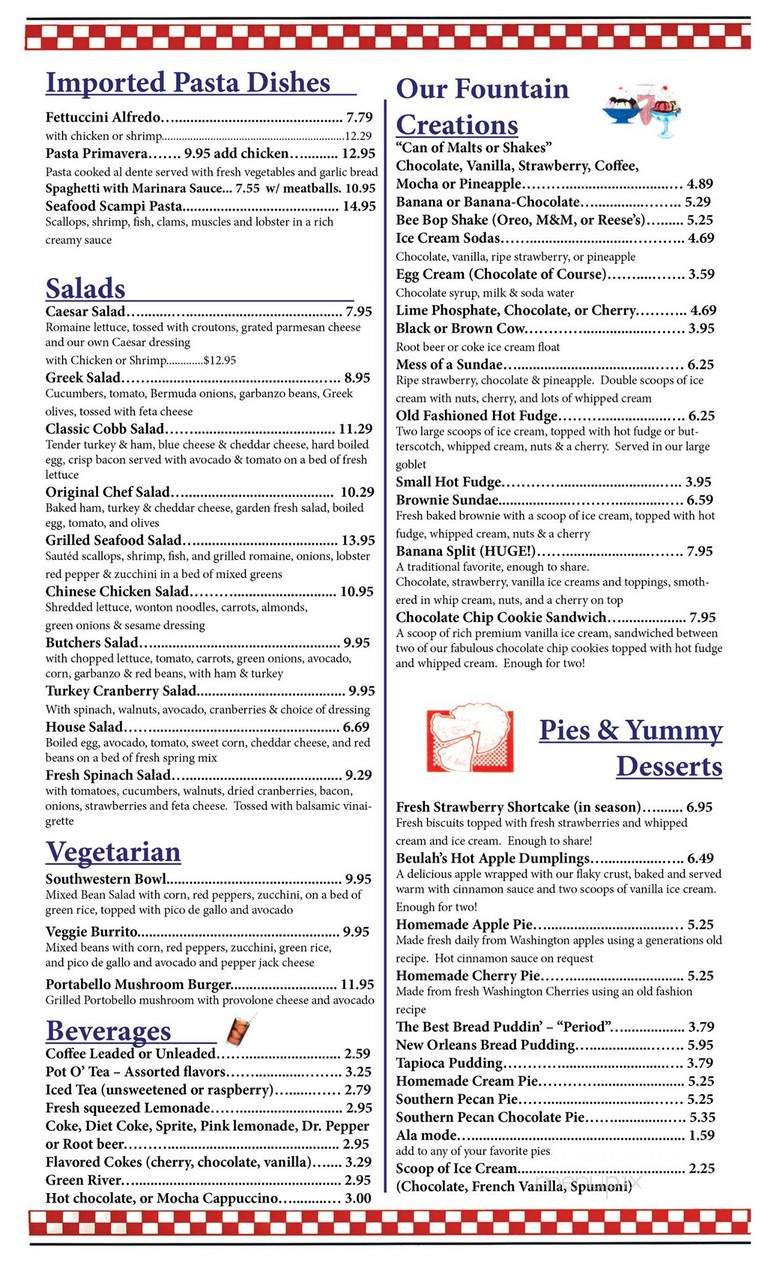 Busy Bee Cafe - Ventura, CA menu_pic