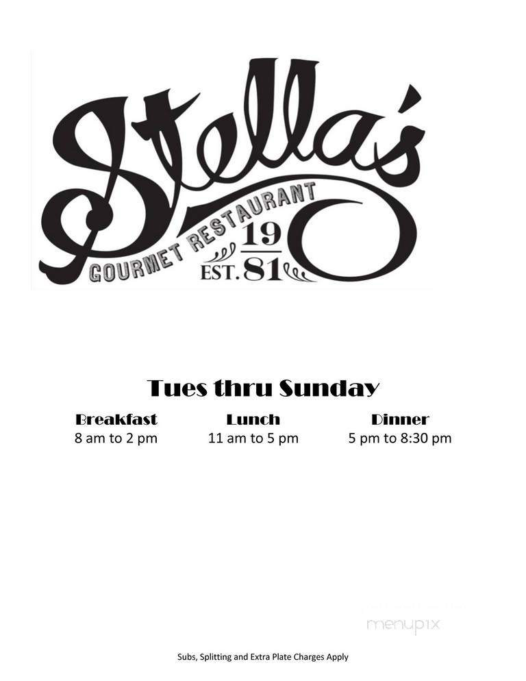Stella's Gourmet Restaurant - Newbury Park, CA