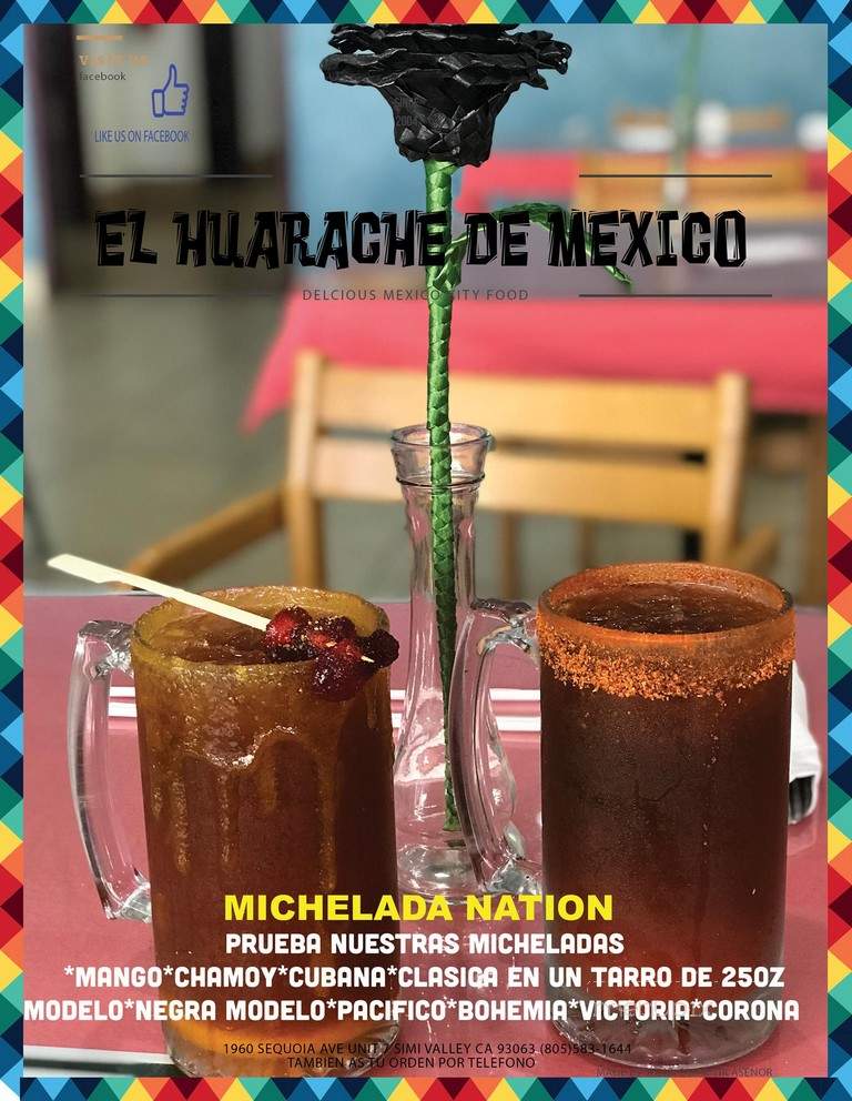 Huarache De Mexico - Simi Valley, CA menu_pic