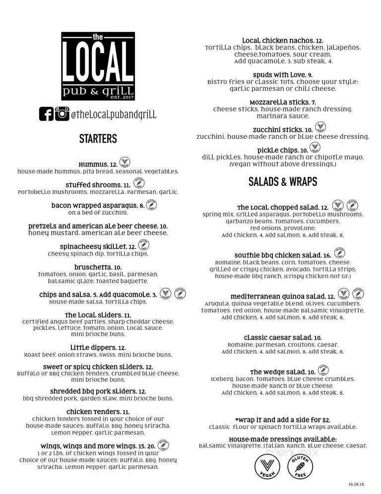 Grill - Valencia, CA menu_pic
