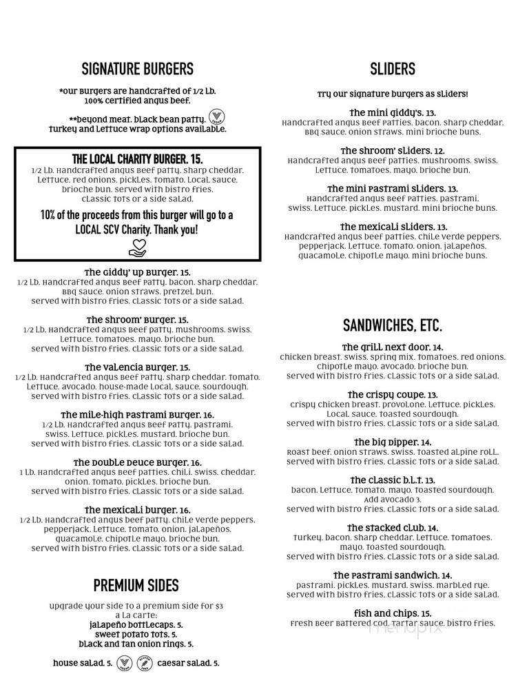 Grill - Valencia, CA menu_pic