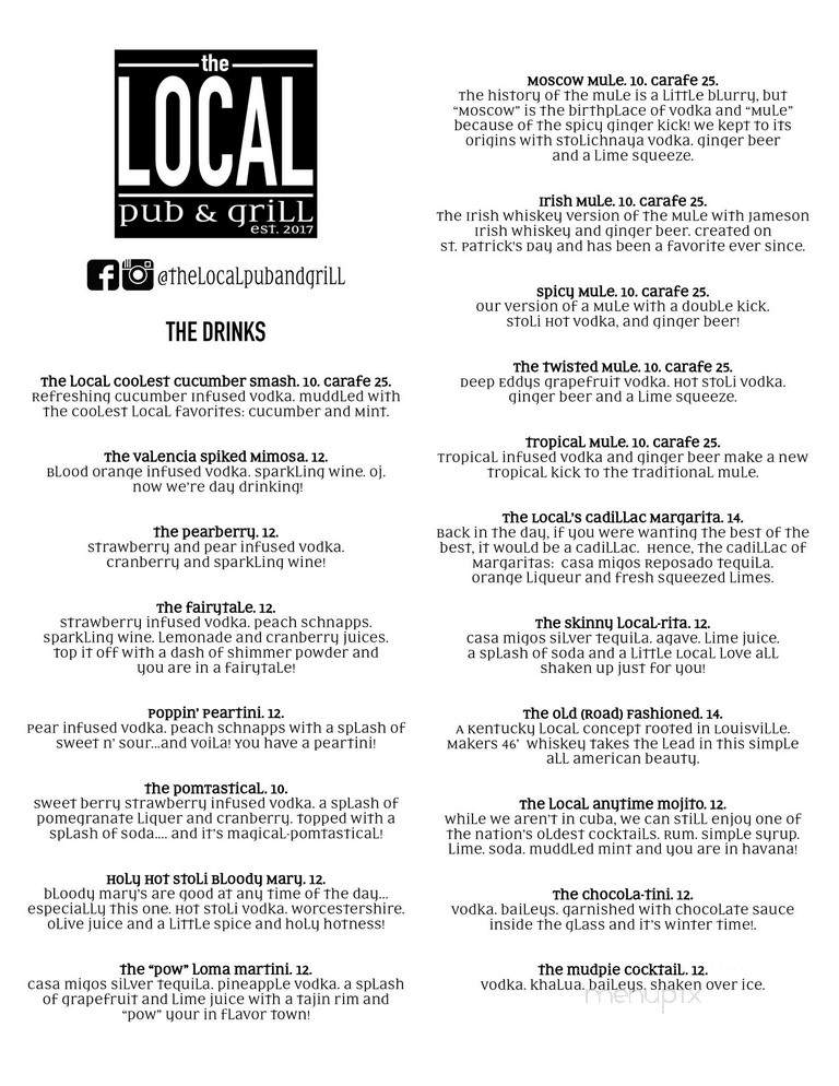 Grill - Valencia, CA menu_pic
