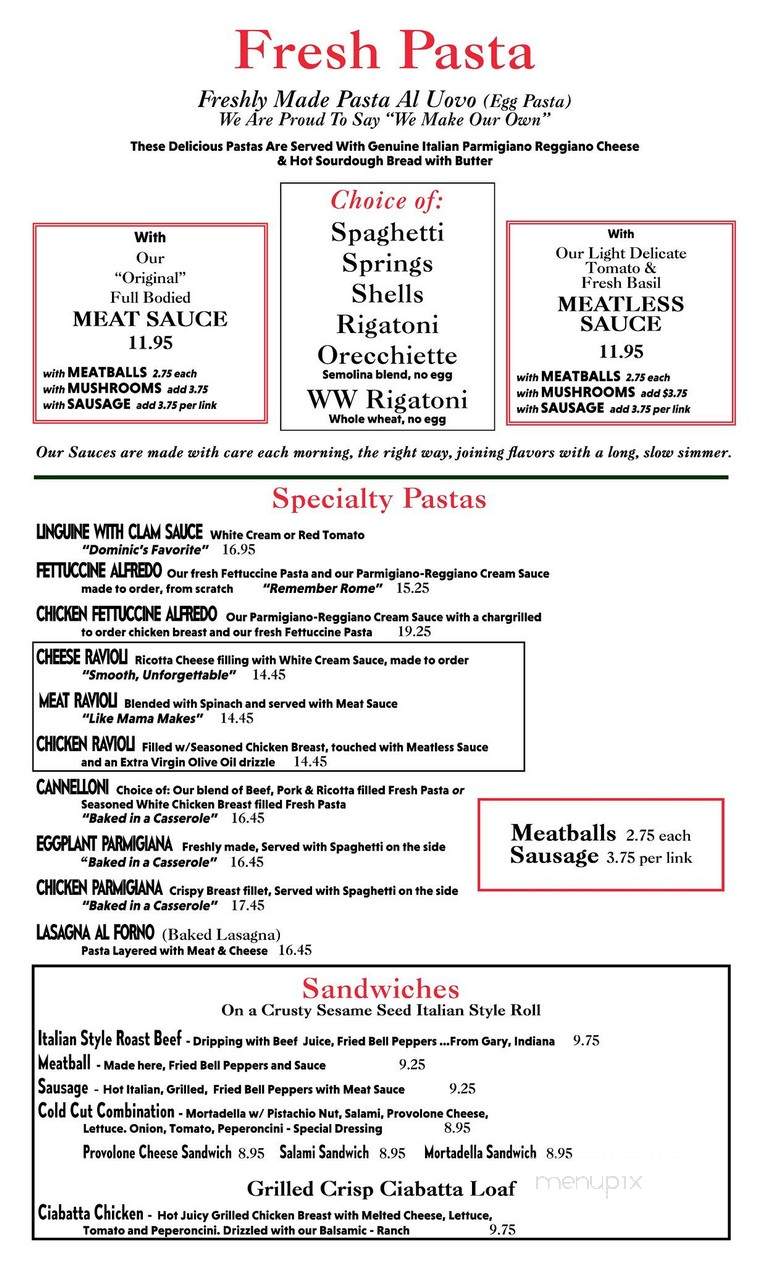 Chi Chi's Pizza - Saugus, CA menu_pic