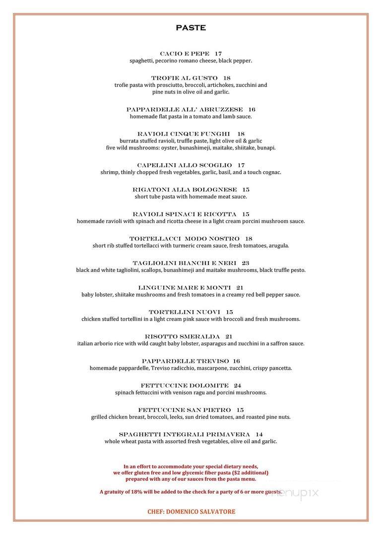 Il Forno To Go - Santa Monica, CA menu_pic