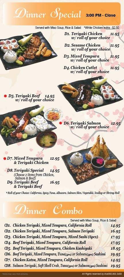 Bonsai Garden - Canyon Country, CA menu_pic