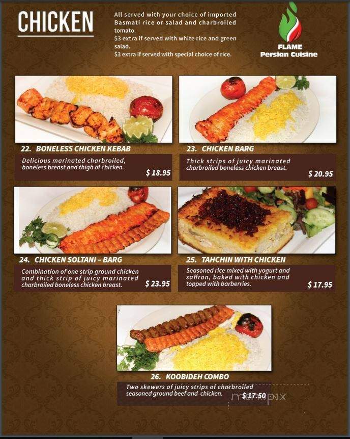 Flame Persian Cuisine - Los Angeles, CA