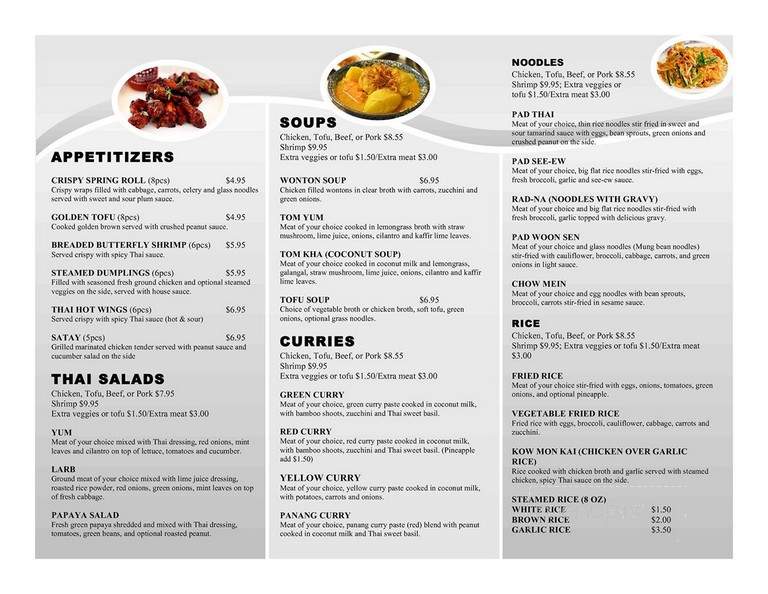 Woodlands Cafe - Glendale, CA menu_pic