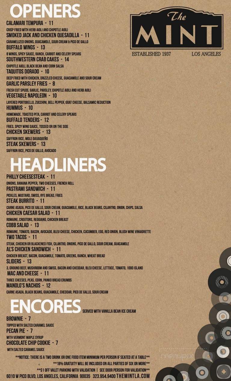 Vietta Coffee - Los Angeles, CA menu_pic