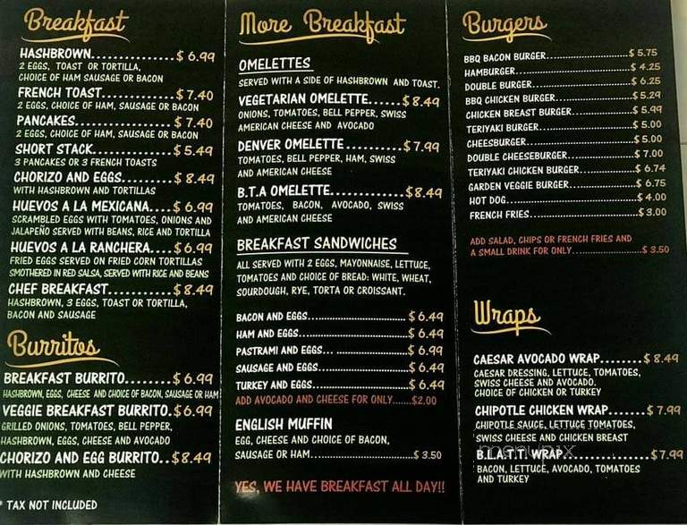 Jose Chiquito Restaurant - Los Angeles, CA menu_pic