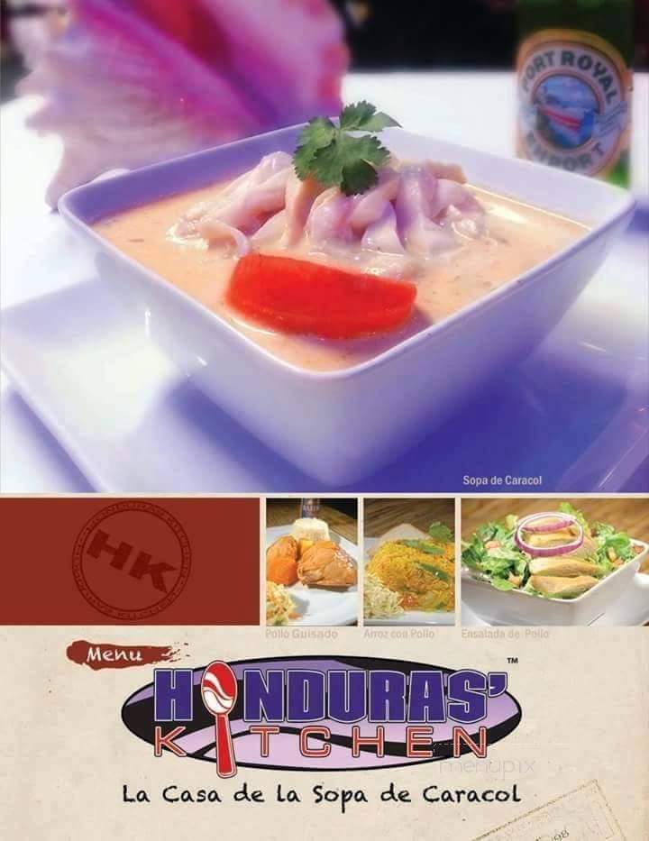 Honduras' Kitchen - Huntington Park, CA menu_pic