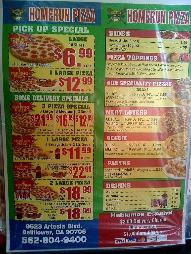 Home Run Pizza - Bellflower, CA