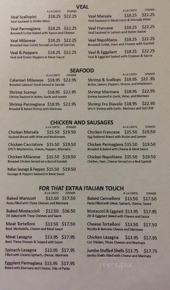 Ricci's Delicatessen - Bellflower, CA menu_pic