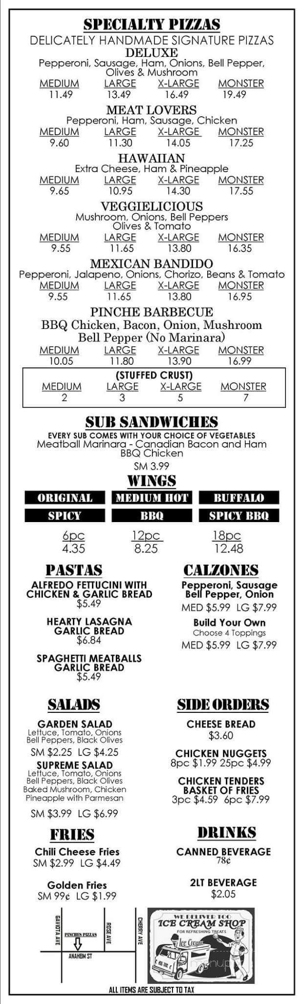 Pizza Man He Delivers - Long Beach, CA menu_pic